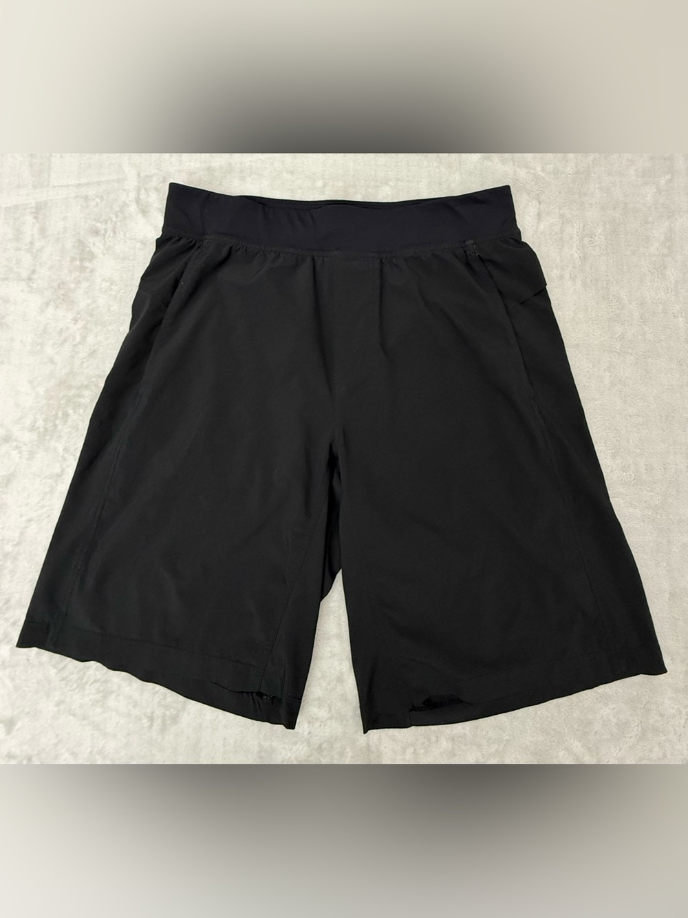 Lululemon Men's Pace Breaker 9" Running Training Shorts Black Size Large